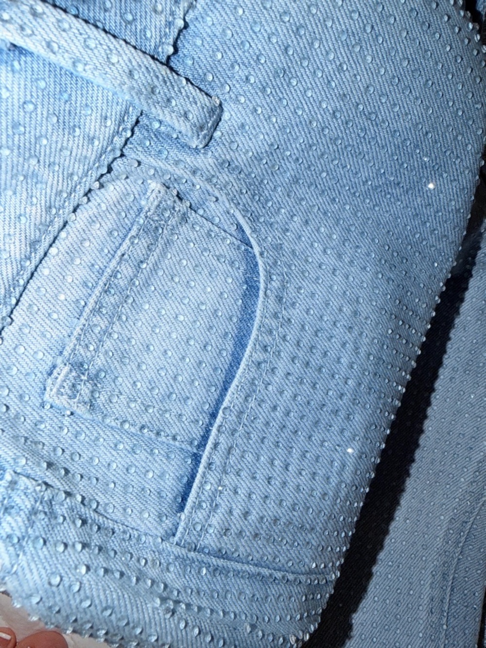 HOUSE OF HARLOW 1960 Rhinestone Embellished Gretta Jeans